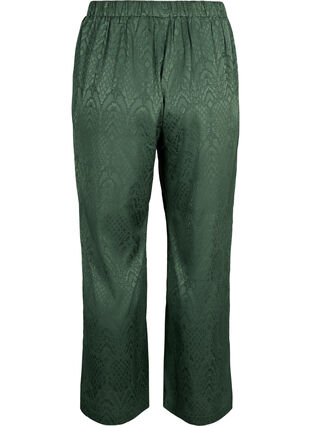 Trousers with textured pattern, Duck Green, Packshot image number 1