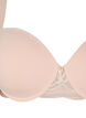 Moulded bra with mesh, Beige, Packshot image number 2