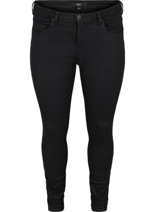 Super slim Amy jeans with high waist, Black, Packshot image number 0