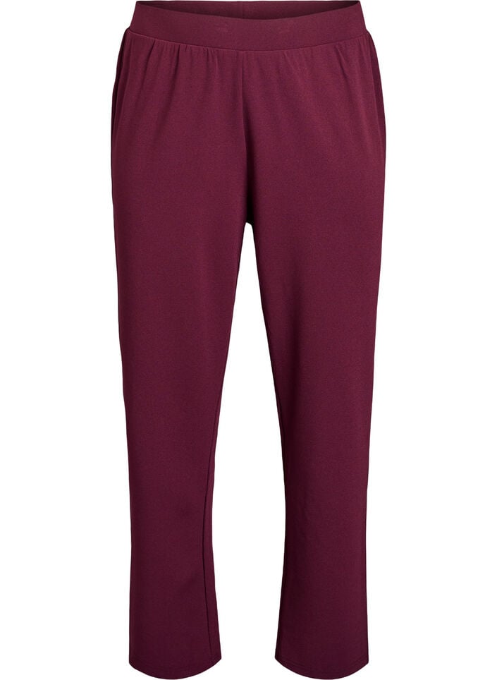 Straight fit trousers, Red, Packshot image number 0