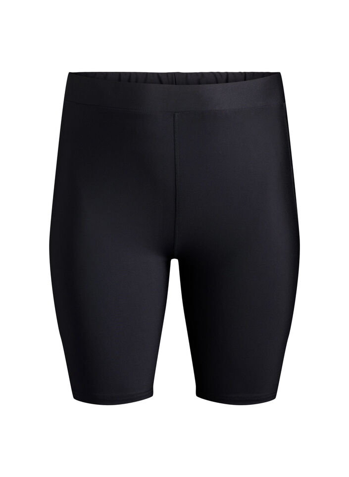 Fitted shorts with side pockets, Black, Packshot image number 0