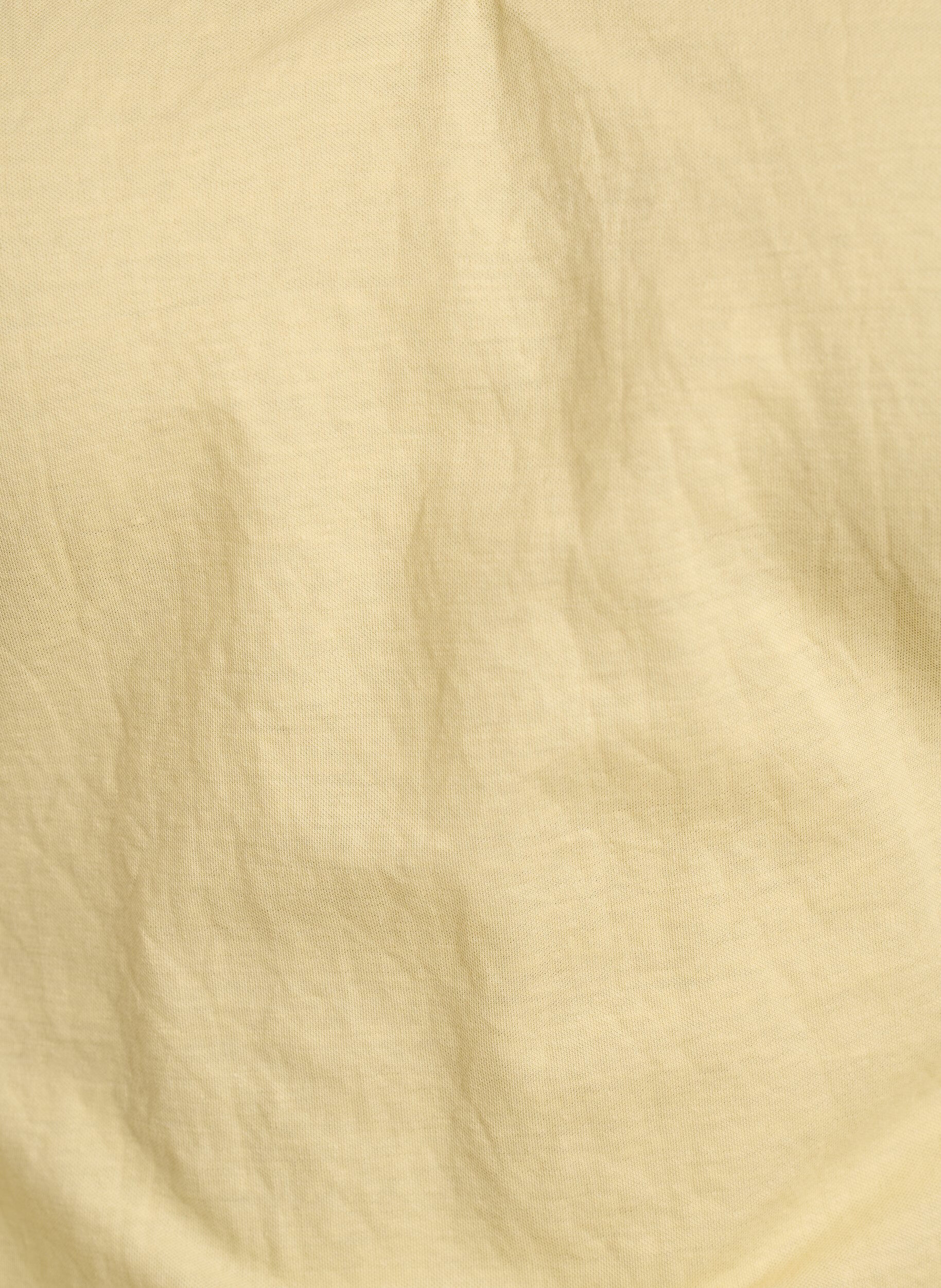 ZizzifashionBlouse in a cotton blend with a V-neck and tie-string, Yellow, Packshot image number 2