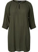 Viscose tunic with 3/4 sleeves, Green, Packshot image number 0