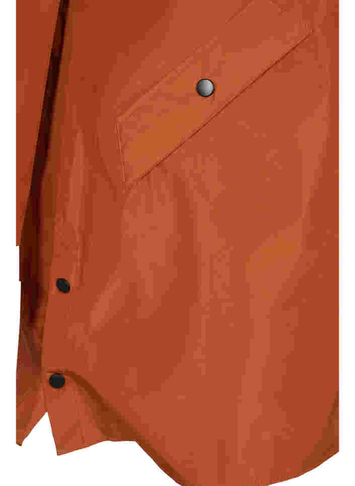 Raincoat with pockets and hood, Ginger Bread, Packshot image number 3