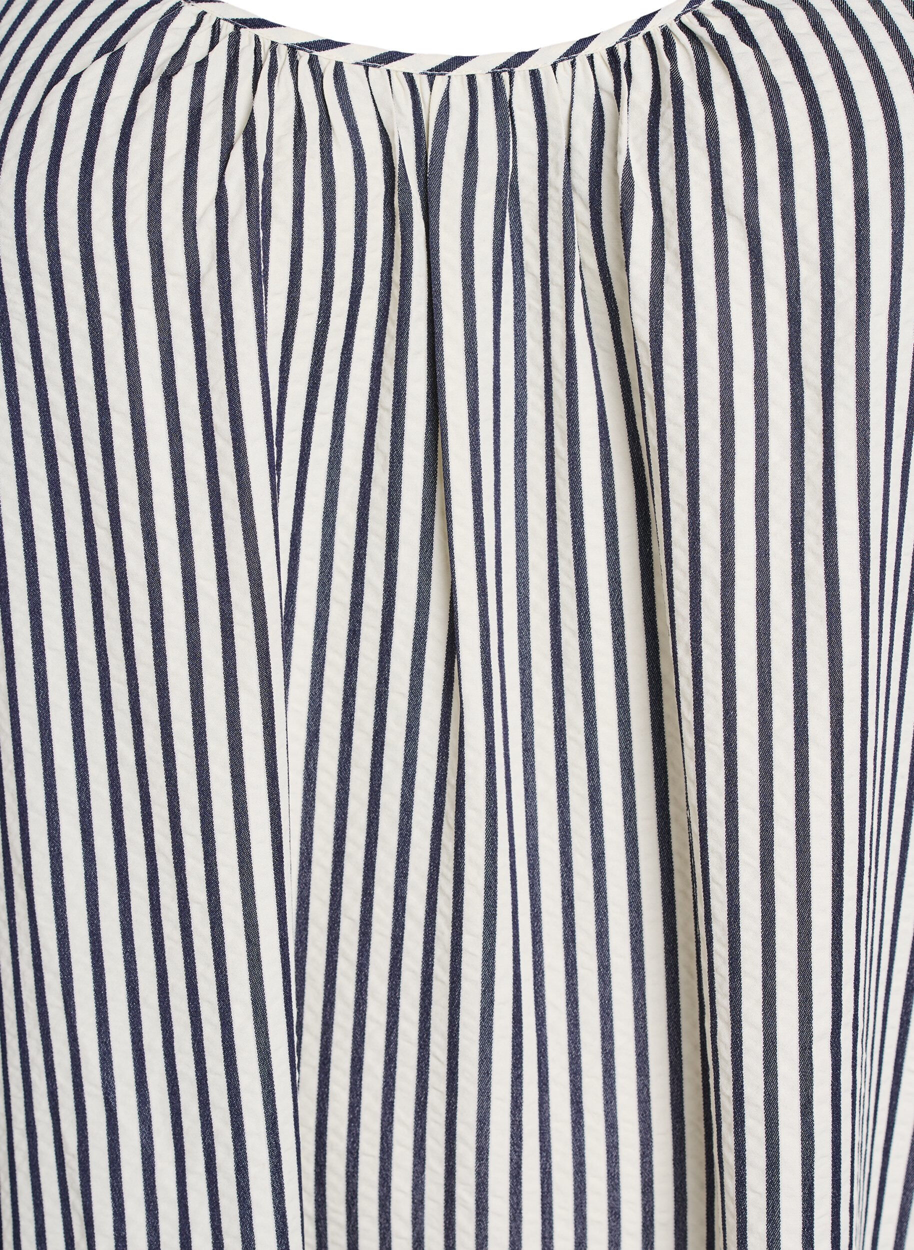 ZizzifashionSummer dress with stripes and A-line shape, Black, Packshot image number 2