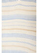 Sleeveless blouse with ruffles and patterned stripes, Vanilla, Packshot image number 2