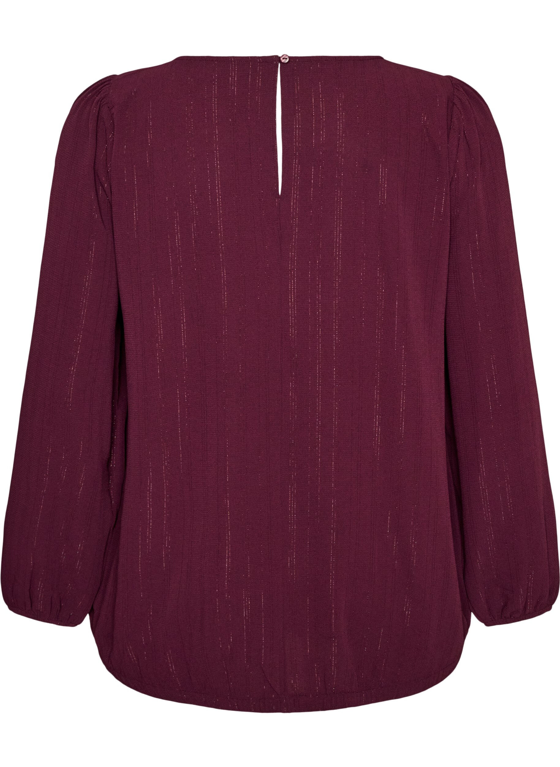 ZizzifashionBlouse with glitter, Red, Packshot image number 1