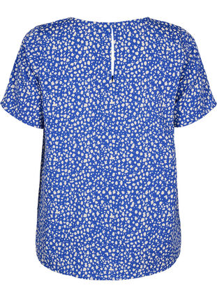 FLASH - Short sleeve blouse with print, Surf the web Dot, Packshot image number 1