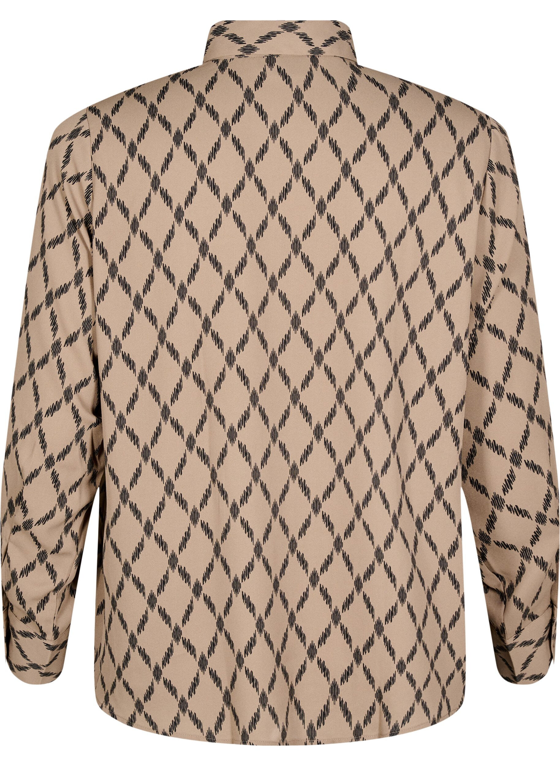 Zizzifashion Patterned shirt with long sleeves, Grafic AOP, Packshot image number 1