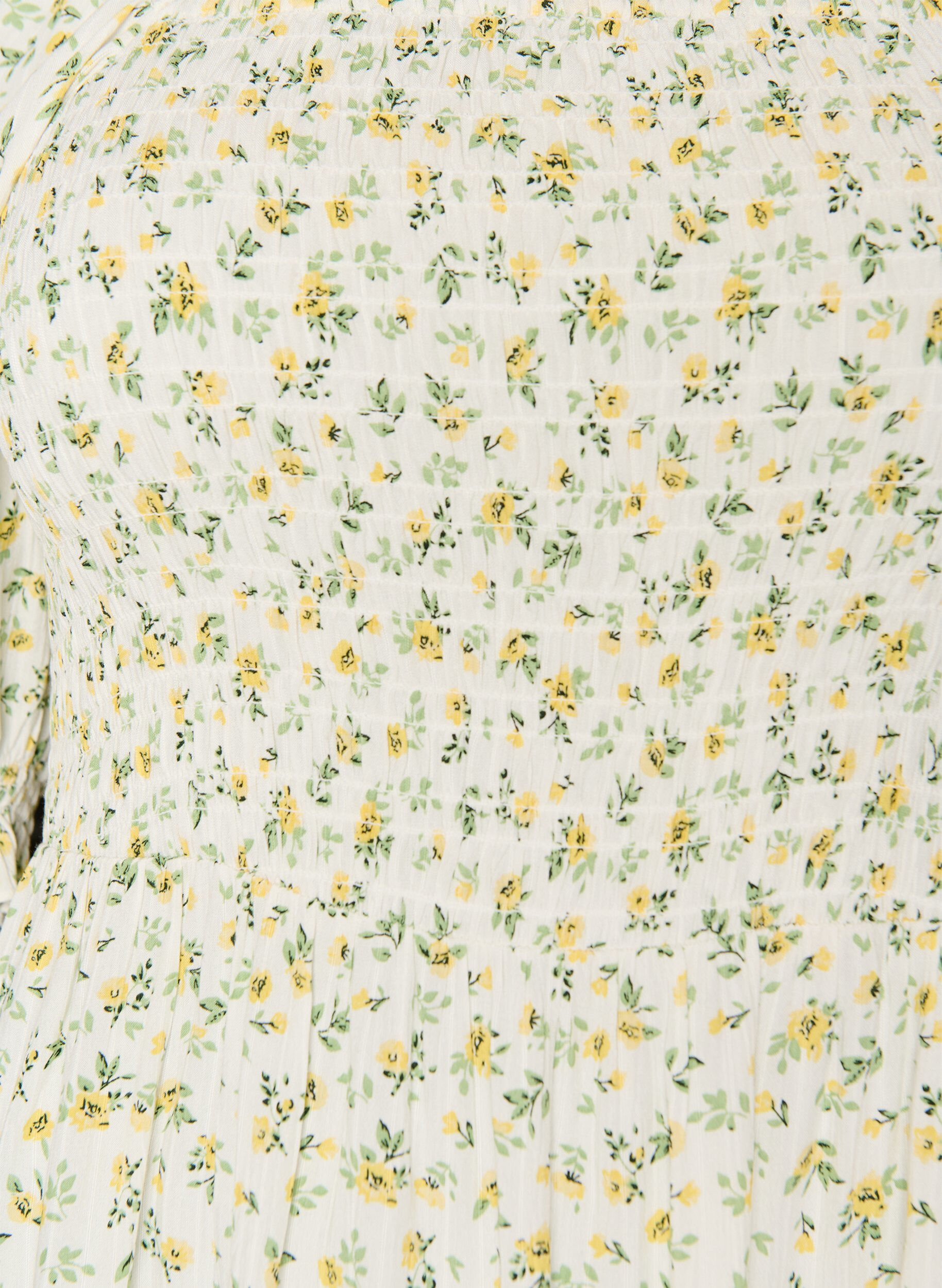 ZizzifashionFloral viscose summer dress, White, Packshot image number 2