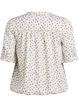 Blouse with print and 1/2 sleeves, White, Packshot image number 1