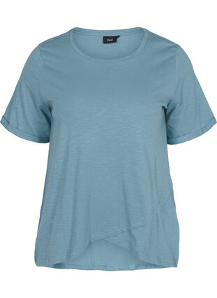 Cotton t-shirt with short sleeves, Goblin Blue, Packshot image number 0