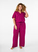 Viscose nightshirt with heart print, Red, Model image number 1