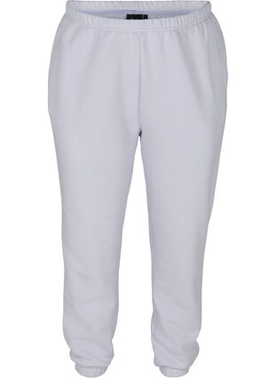 Loose sweatpants with pockets, Purple Heather, Packshot image number 0