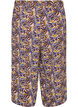 Culotte trousers with print, Beige, Packshot image number 1