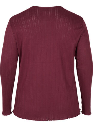 Long-sleeved pyjama top in 100% cotton, Port Royal, Packshot image number 1