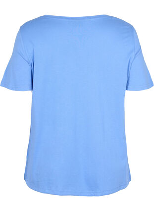Short sleeved t-shirt with adjustable bottom, Ultramarine, Packshot image number 1