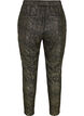 Maddison pants with gold color and pockets, Black w. Gold, Packshot image number 1