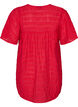 Tunic in lyocell with flutter sleeves, Red, Packshot image number 1