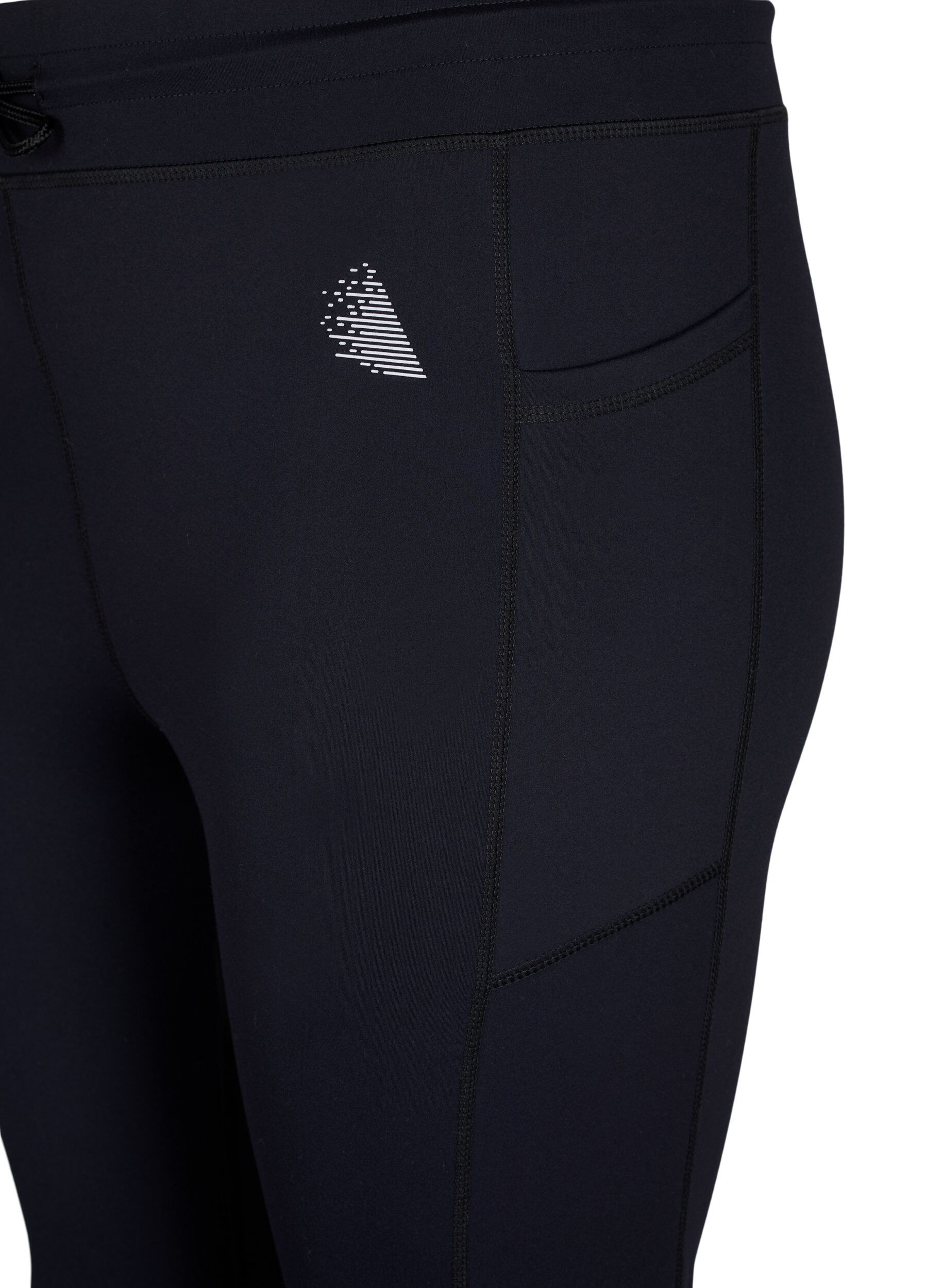 Zizzifashion7/8 training tights with pockets, Black, Packshot image number 2