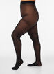 Floral pattern 30 denier tights, Black, Packshot image number 0