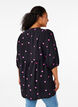 Tunic with hearts and 3/4 sleeves, Black Emb. Heart, Model image number 1