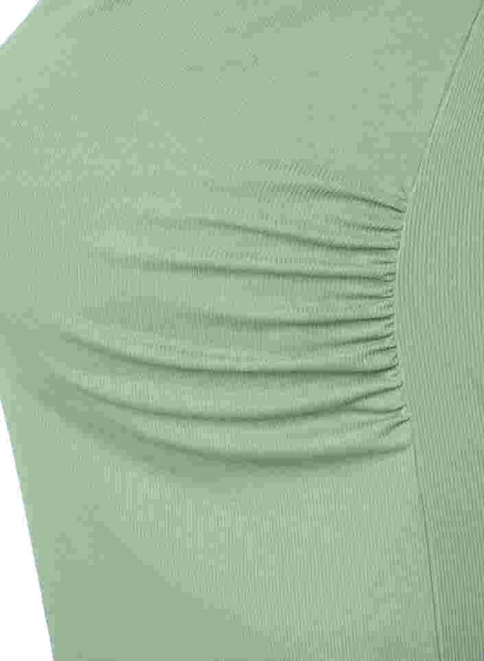 Maternity t-shirt in rib, Green Bay, Packshot image number 2