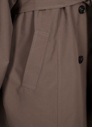 Trench coat with belt and slit, Chocolate Chip, Packshot image number 3