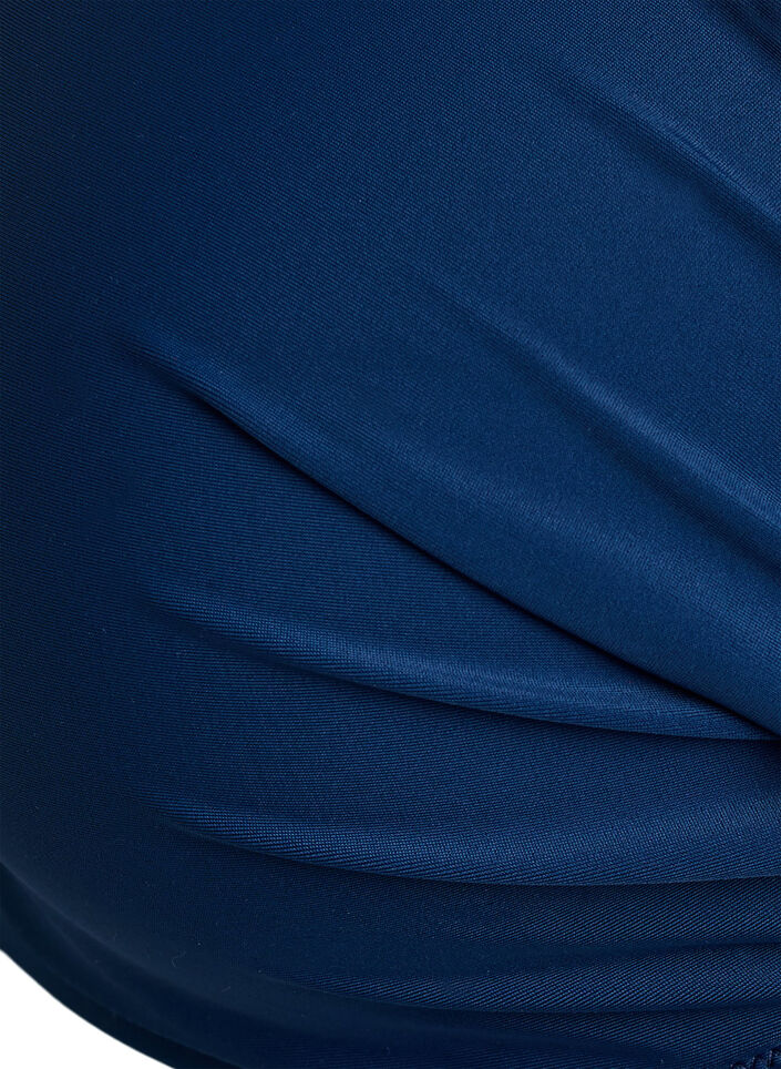Bikini top with underwire and draping, Blue, Packshot image number 2