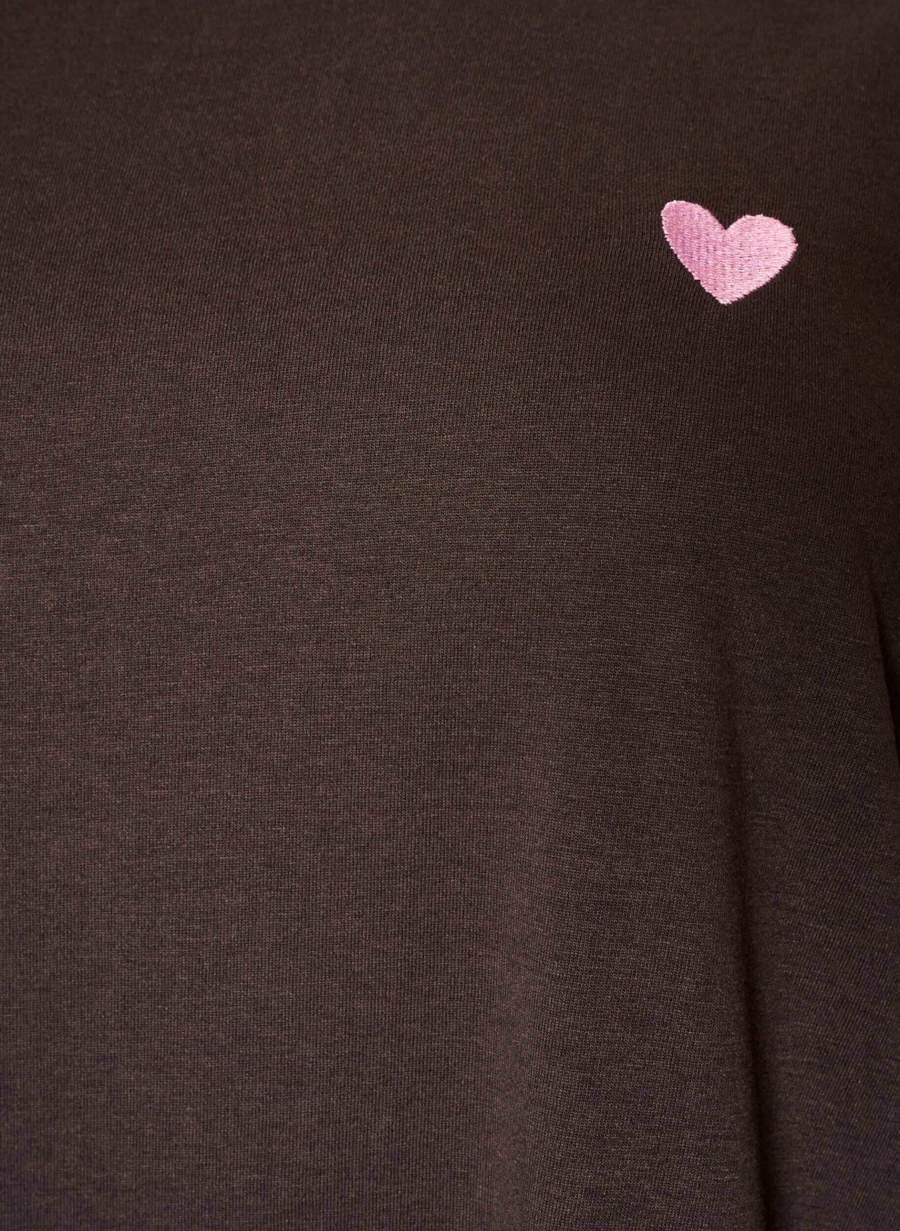 ZizzifashionT-shirt with motif, Brown, Packshot image number 2