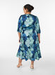 Floral wrap dress with 3/4 sleeves, Mixed colours, Model image number 2