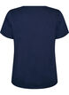 T-shirt with button detail, Blue, Packshot image number 1