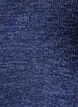 Jersey blouse with a V-neck and long sleeves, Blue, Packshot image number 2