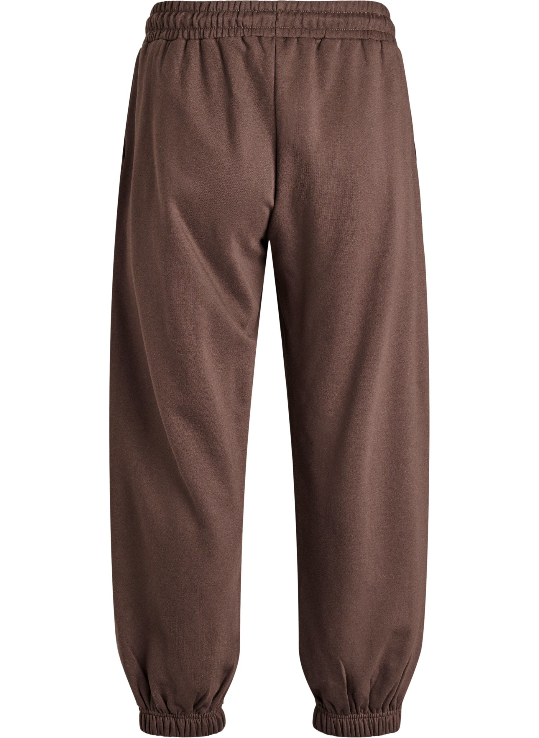Zizzifashion High-waist sweatpants with pockets, Brown, Packshot image number 1