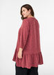 Tunic with embroidered floral pattern and 3/4 sleeves, Rose, Model image number 2