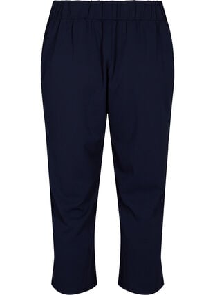 Ankle length trousers with loose fit, Night Sky, Packshot image number 1