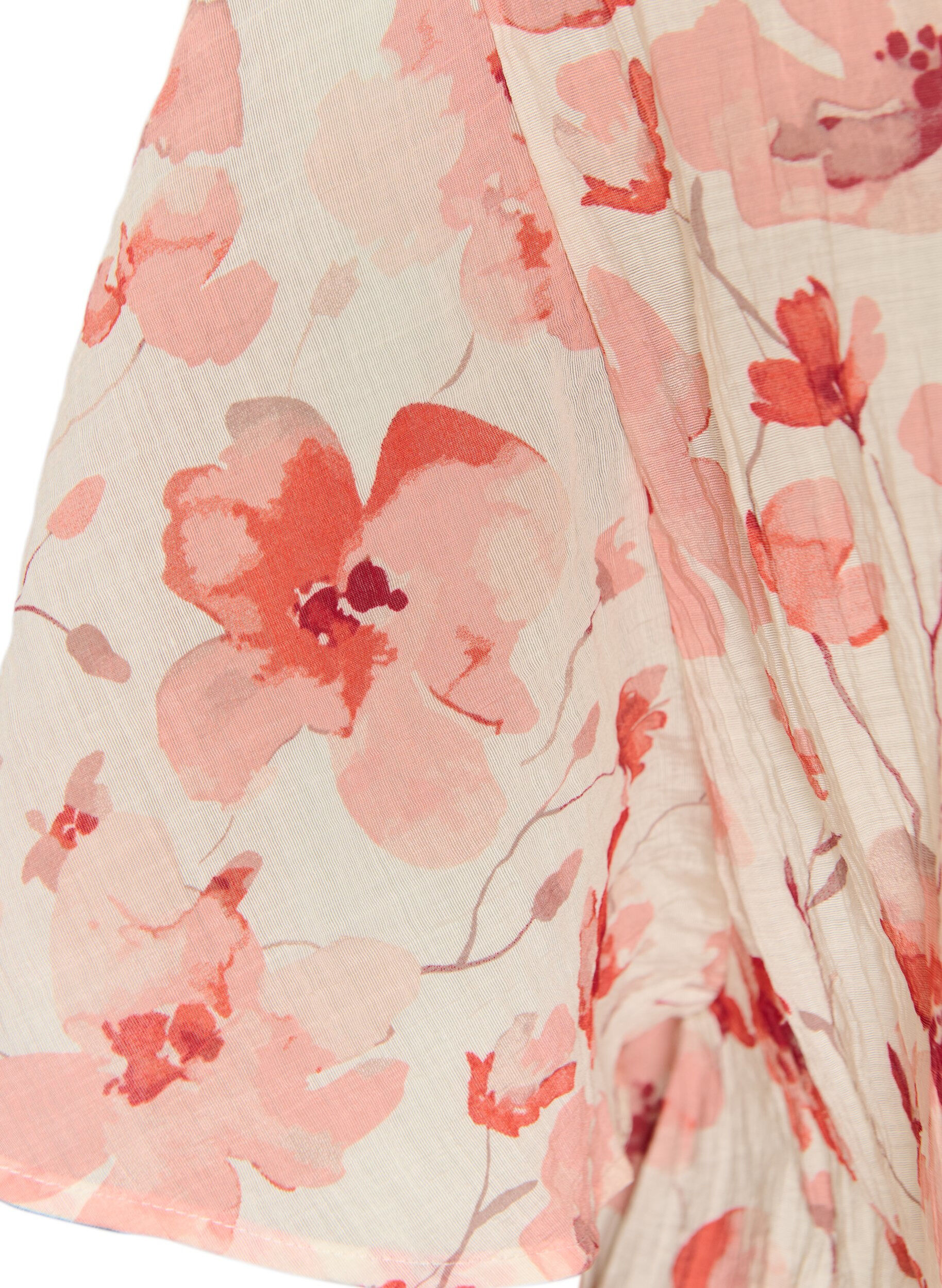 ZizzifashionBlouse with balloon shape and wing sleeves, Coral, Packshot image number 3