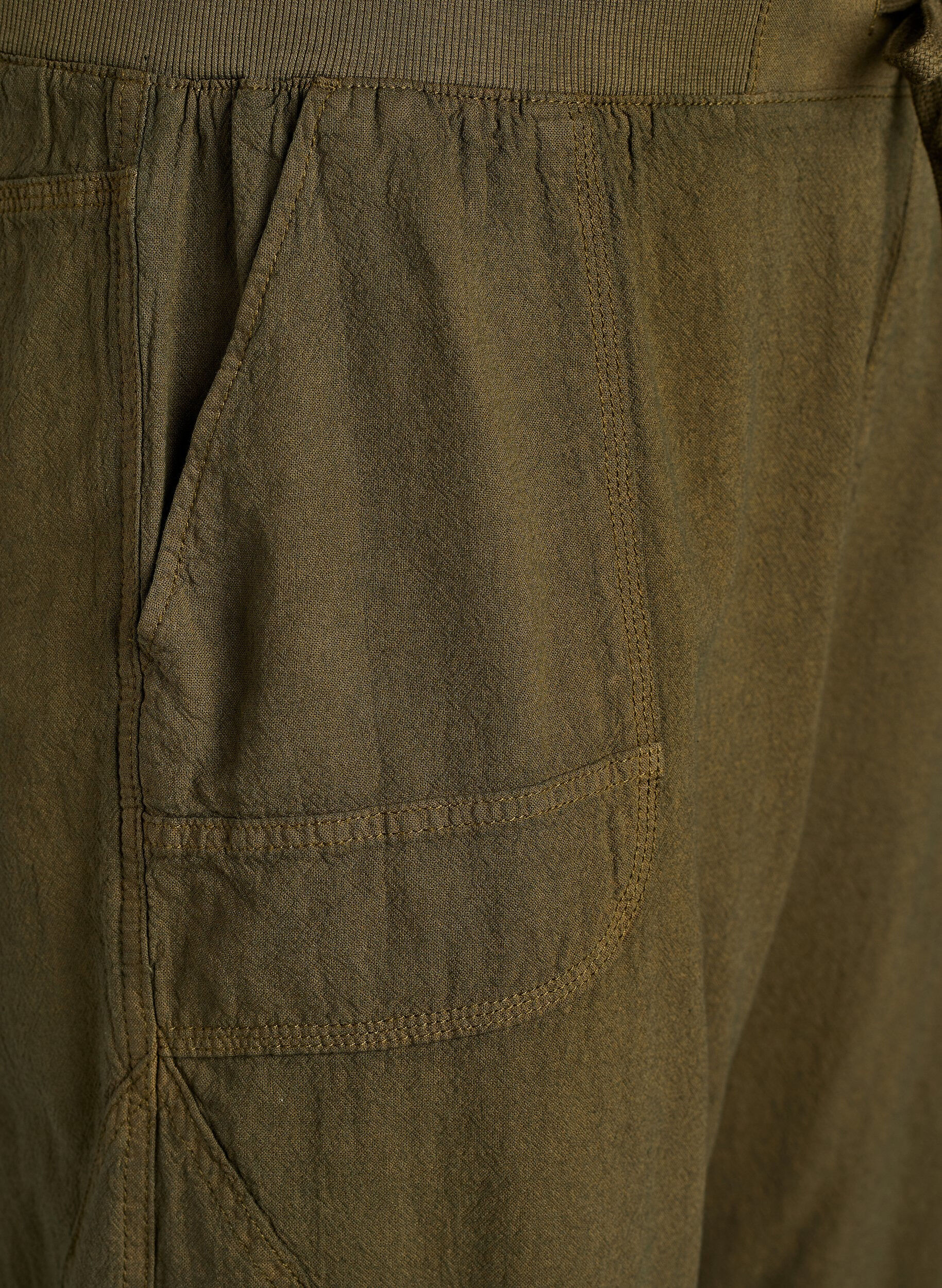 ZizzifashionCotton Capri trousers, Green, Packshot image number 2
