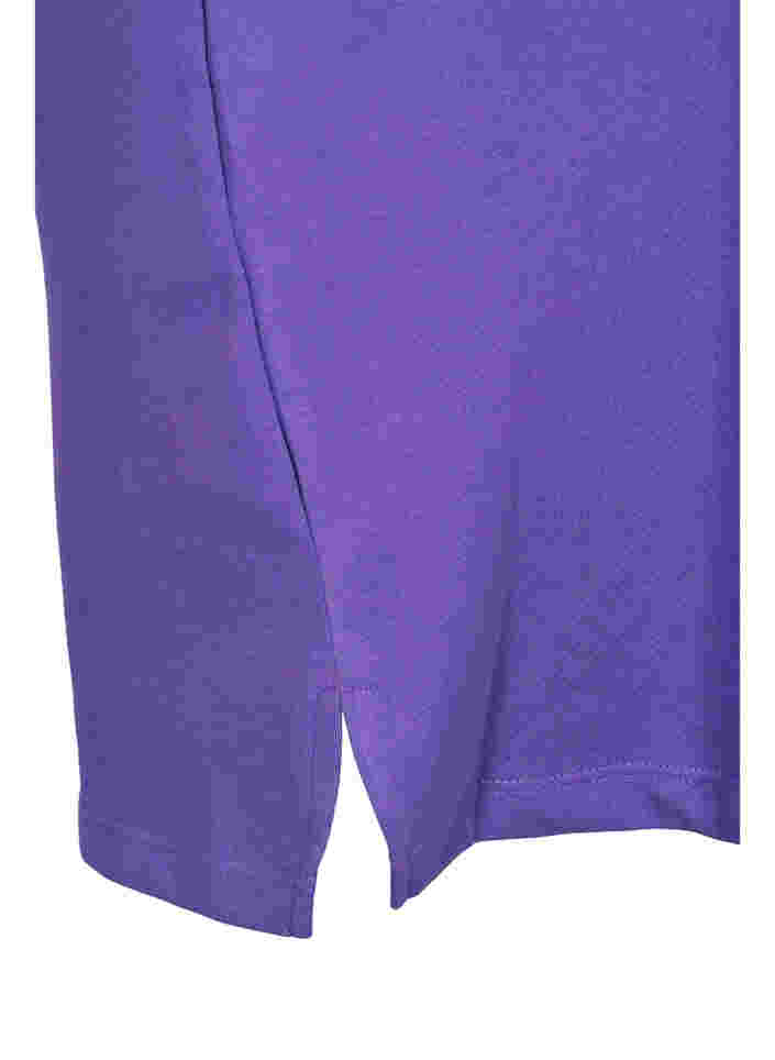 Sweater dress with short sleeves and slits, Ultra Violet, Packshot image number 3