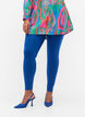 Basic viscose leggings, Blue, Model image number 3