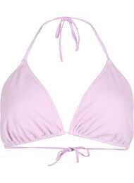 Triangle bikini bra with crepe structure, Orchid Bouquet, Packshot