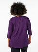 Workout top with 3/4 sleeves, Purple, Model image number 2
