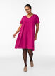 Short-sleeved cotton dress, Red, Model image number 1