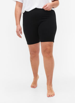 FLASH - 2-pack cycling shorts, Black/Black, Model image number 2