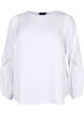 Blouse with TENCEL&trade; Modal with embroidery details, Bright White, Packshot image number 0