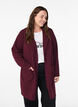 Long blazer with pockets, Red, Model image number 0