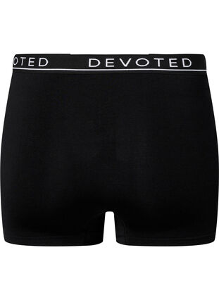 Seamless shorts with text print, Black, Packshot image number 1