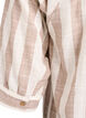 Cotton tunic with a V-neck, Beige, Packshot image number 3