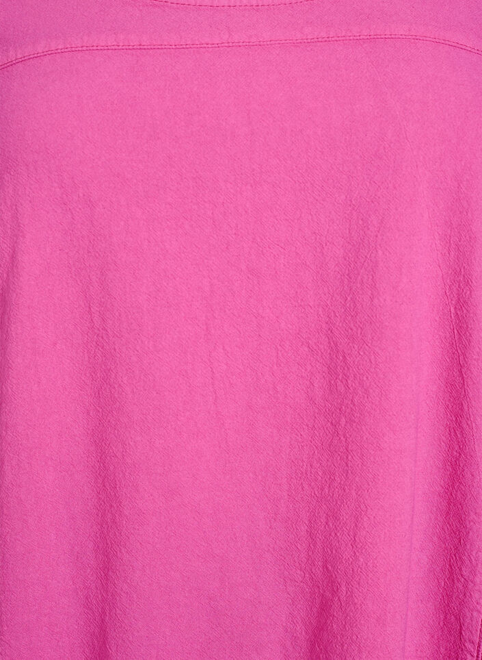 Short sleeve cotton dress, Rose, Packshot image number 2