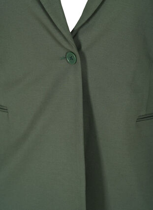 Simple blazer with button, Thyme, Packshot image number 2